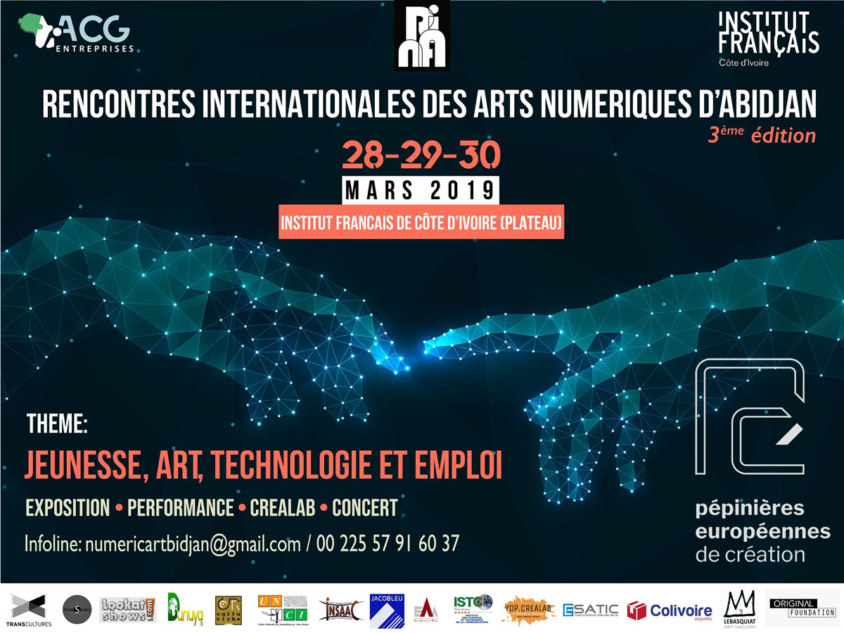 28 > 30.03.2019 | Rencontres Internationales des Arts Numériques d’Abidjan #3 (CI)