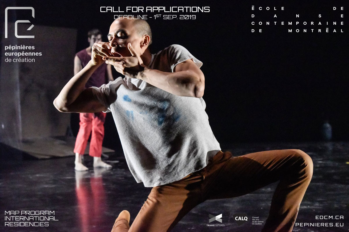 Call 2019 | MAP artists residencies – École de danse contemporaine de Montréal (Qc)
