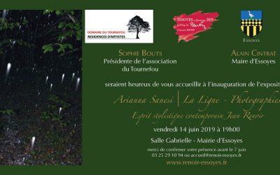 14.06 > 15.09.209 | Exposition « La Ligne » de Arianna Sanesi (Esprit stylistique Jean Renoir) | Essoyes (Fr)