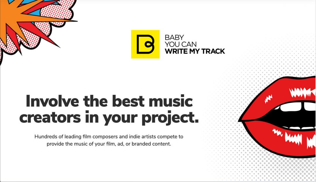 02.09.2019 | BABY YOU CAN WRITE MY TRACK – Plateforme de musiques de films et de pubs