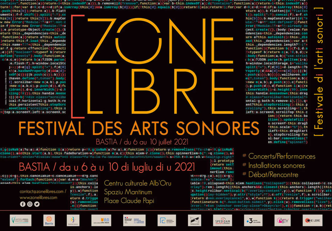 06 > 10.07.2021 | Transcultures – Pépinières de Création @ Zone Libre 2021 – Bastia (Fr)