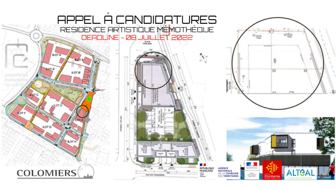 Appel 2022 | Résidence artistique Mémothèque 2022-23 | Quartier des Fenassiers – Colomiers (Fr)