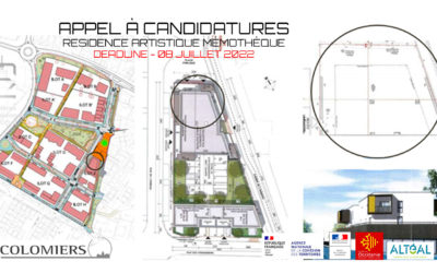 Appel 2022 | Résidence artistique Mémothèque 2022-23 | Quartier des Fenassiers – Colomiers (Fr)
