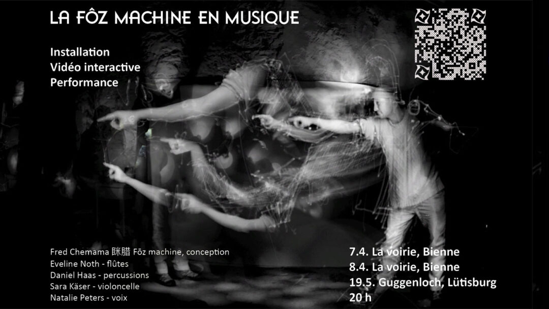07 > 08.04.2024 | The Fōz Machine in music – Fred Chemama (Fr/Be) & Friends Performance | La Voirie (Ch)