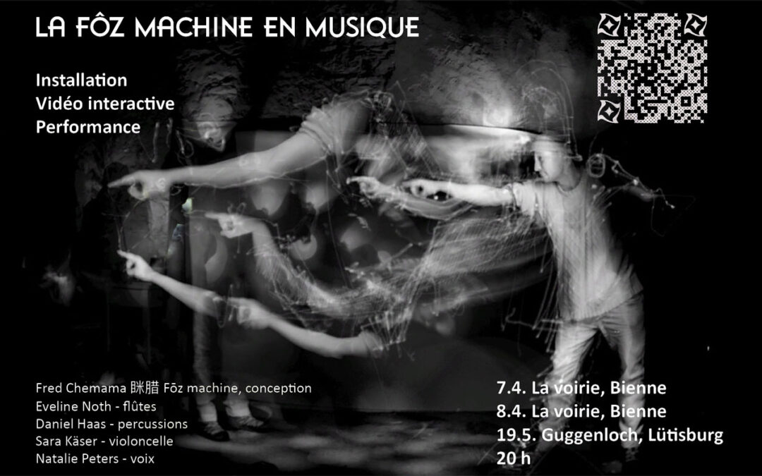 07 > 08.04.2024 | The Fōz Machine in music – Fred Chemama (Fr/Be) & Friends Performance | La Voirie (Ch)
